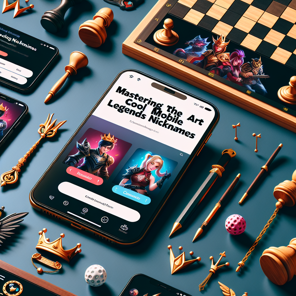 Mastering the Art of Cool Mobile Legends Nicknames