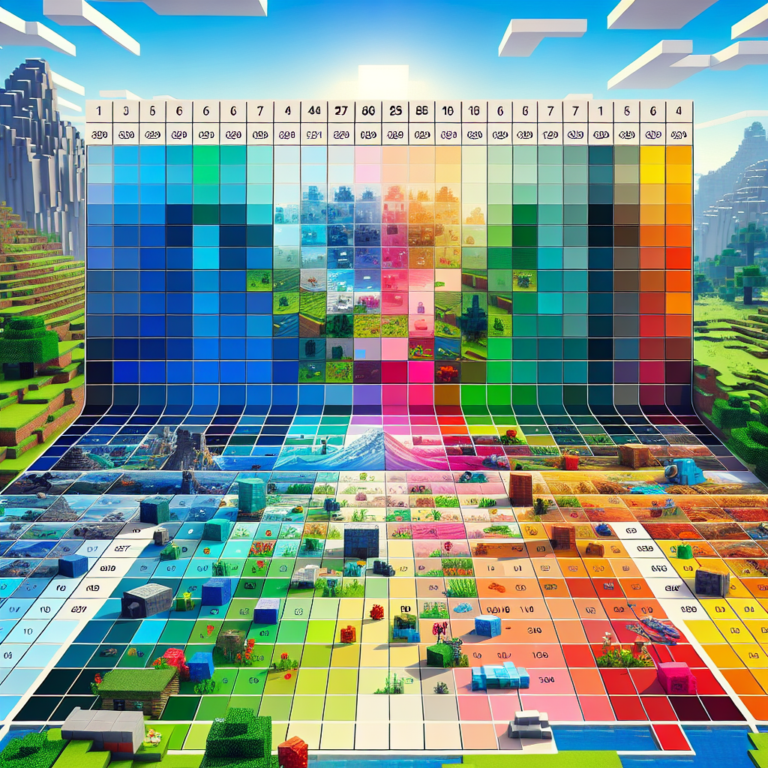 Mastering Minecraft: A Complete Guide to Color Codes and Their Uses